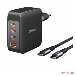 Intenso W140A3C GaN adapter  C520C cable Black