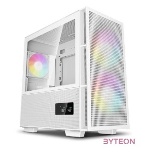 DeepCool CH360 Digital Tempered Glass White