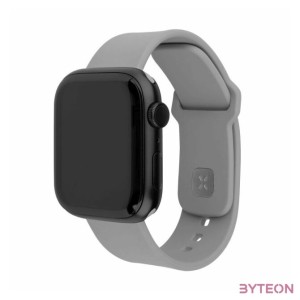 FIXED szilikon sportos óraszíj Apple Watch 38,40,41mm-es okosórákhoz, világos szürke