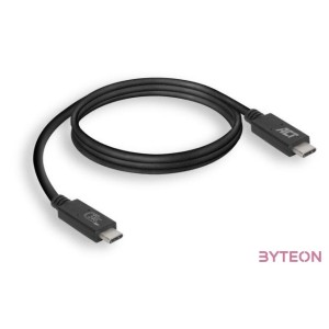 ACT AC7451 USB4 40Gbps connection cable C male - C male 0.8m USB-IF certified Black