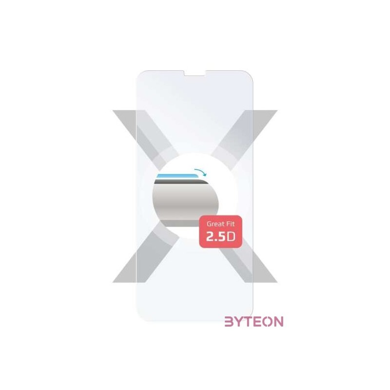 FIXED edzett üveg 2.5D kijezővédő iPhone 15-höz