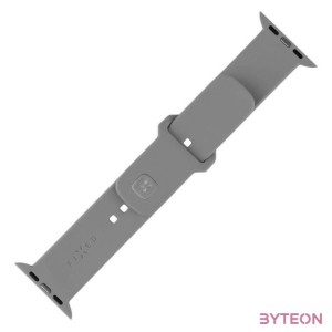 FIXED szilikon sportos óraszíj Apple Watch 38,40,41mm-es okosórákhoz, világos szürke