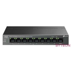 TP-Link LS109P 9-Port 10,100Mbps Desktop Switch with 8-Port PoE