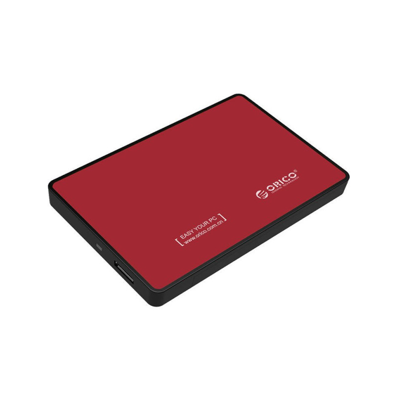 Orico SSD / HDD 2.5 külső ház, SATA III (piros)