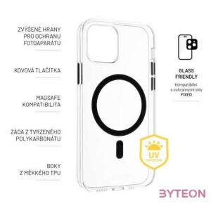 FIXED MagPurity MagSafe kompatibilis tok iPhone 15 Pro Max-hoz, UV álló, átlátszó