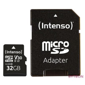 Intenso 32GB MicroSDXC Professional Class 10 U1 V30  adapterrel