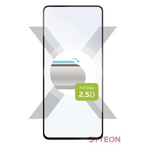 FIXED Teljesen fedő védőfólia Xiaomi Redmi Note 12 Pro 5G készülékhez, Fix, Biztonságos üveg, Fekete