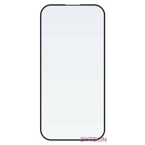 FIXED Rendkívül tartós edzett üveg por elleni aplikátorral Apple iPhone 15 Plus ,iPhone16 Plus készülékhez, fekete