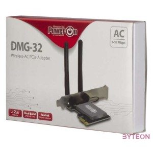 PowerON DMG-32 Wi-Fi 5 PCIe Adapter