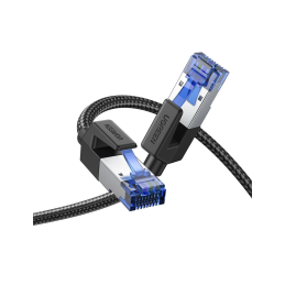 UGREEN NW153 fonott hálózati kábel, Ethernet RJ45, Cat.8, F / FTP, 1,5 m (fekete)