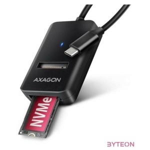 AXAGON ADM2-CM USB-C 10Gbps M.2 NVMe  SATA SSD Adapter