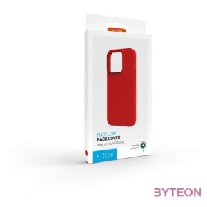 FIXED MagFlow telefontok MagSafe kompatibilis Apple iPhone 15 Plus-hoz, piros