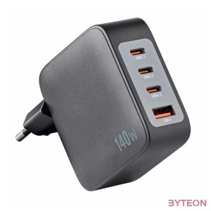 Intenso W140A3C GaN adapter  C520C cable Black