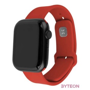 FIXED Sporty szilikon szíj az Apple Watch Ultra 49mm-es okosórákhoz , piros