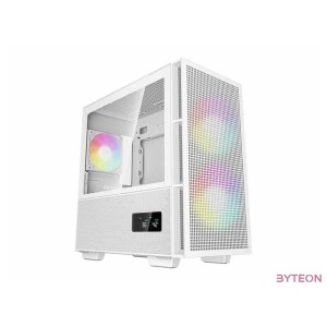 DeepCool CH360 Digital Tempered Glass White