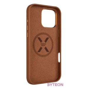 FIXED MagLeather telefontok MagSafe támogatással az Apple iPhone 16 Plus készülékhez, barna