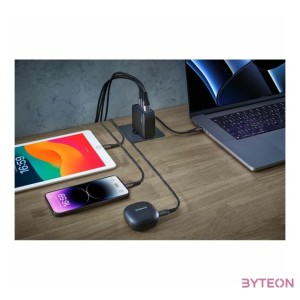 Intenso W140A3C GaN adapter  C520C cable Black