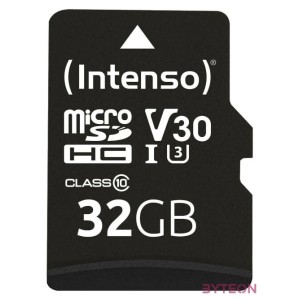 Intenso 32GB MicroSDXC Professional Class 10 U1 V30  adapterrel