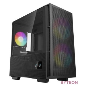 DeepCool CH360 Digital Tempered Glass Black