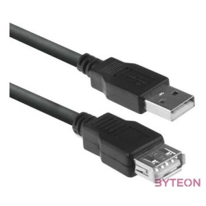 ACT AC3040 USB 2.0 extension cable A male - A female 1,8m Black