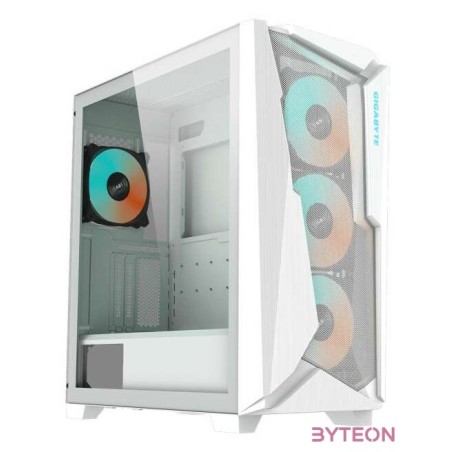 Gigabyte C301GW RGB Lighting Tempered Glass White