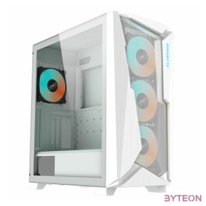 Gigabyte C301GW RGB Lighting Tempered Glass White