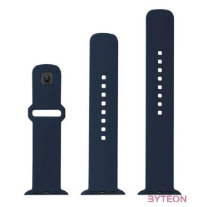 FIXED szilikon sportos óraszíj Apple Watch 38,40,41mm-es okosórákhoz, kék