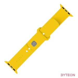 FIXED szilikon sportos óraszíj Apple Watch 38,40,41mm-es okosórákhoz, sárga