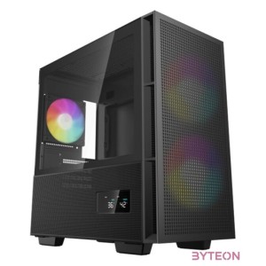 DeepCool CH360 Digital Tempered Glass Black