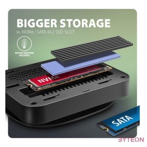 AXAGON HMC-UFO USB-C 10Gbps UFO 9in1 Hub