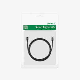 USB-C – USB-C UGREEN US300 kábel, 100 W, 5 A, 1 m (fekete)