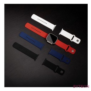 FIXED szilikon sportos óraszíj Apple Watch 38,40,41mm-es okosórákhoz, kék