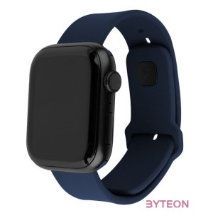 FIXED szilikon sportos óraszíj Apple Watch 38,40,41mm-es okosórákhoz, kék
