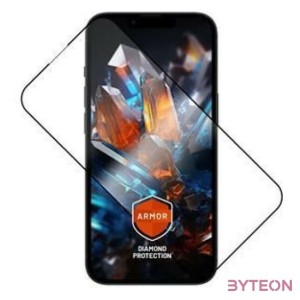 FIXED Prémium Armor edzett üvegvédelem Apple iPhone 14-hez, fekete