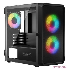 Logic Portos ARGB Mini Window Black