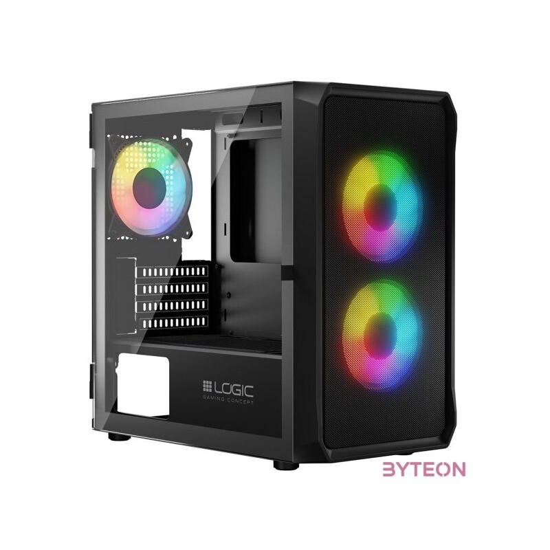 Logic Portos ARGB Mini Window Black