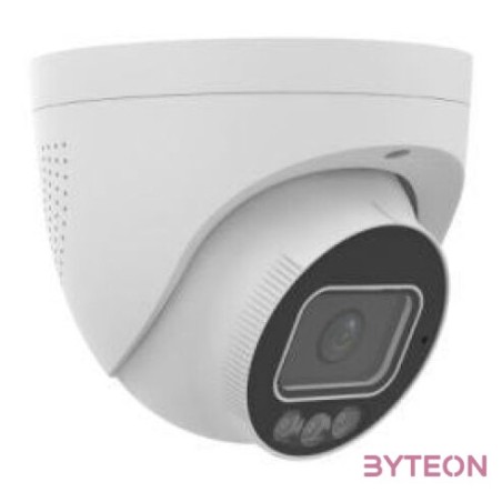 Uniview Prime 5MP Tri-Guard 2.0 turret dómkamera, 2.8mm fix objektívvel, mikrofonnal és hangszóróval