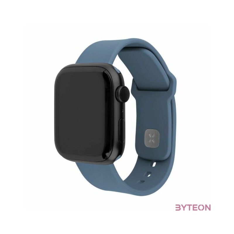 FIXED szilikon sportos óraszíj Apple Watch 38,40,41mm-es okosórákhoz, zöld-kék