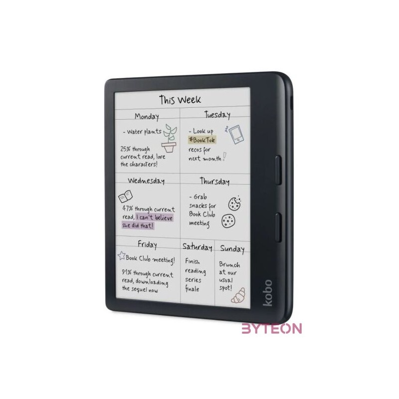 Kobo Libra Colour 7 E-book olvasó 32GB Black