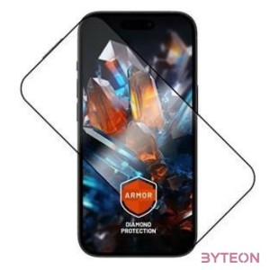 FIXED Armor Full Cover 2,5D Tempered Glass with applicator for Apple iPhone 15 Plus, black