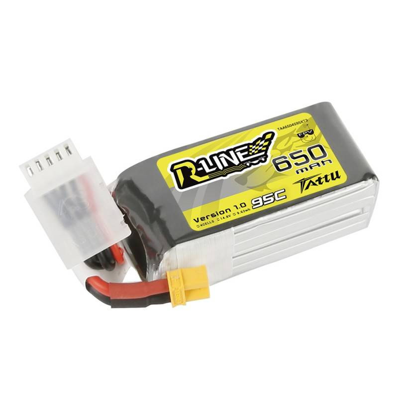 Tattu R-Line 650mAh 14.8V 95C 4S1P XT30 akkumulátor