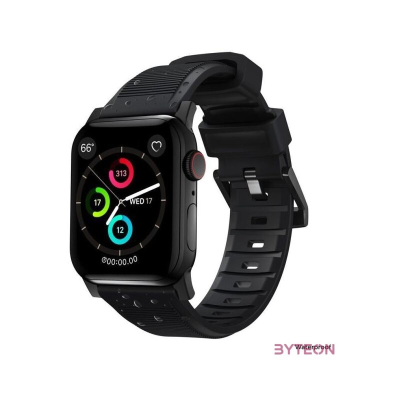 Nomad Rugged Strap, black hardware - Apple Watch Ultra 49mm 8,7 45mm,6,SE,5,4 44mm,3,2,1 42mm