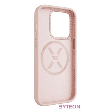 FIXED MagFlow telefontok MagSafe kompatibilis Apple iPhone 15-höz, pink