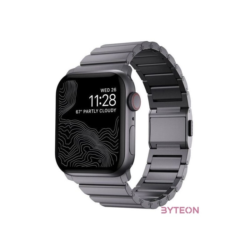 Nomad Aluminum Band, space grey - Apple Watch Ultra (49mm) 8,7 (45mm),6,SE,5,4 (44mm),3,2,1 (42mm)