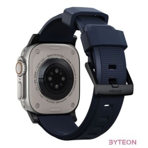 Nomad Rugged Strap, atlantic blue,black - AW Ultra 2,1 49mm 9,8,7 45mm,6,SE,5,4 44mm,3,2,1 42mm