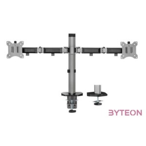 ACT AC8336 Dual Monitor Arm Office 17-32 Silver