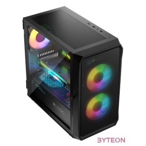 Logic Portos ARGB Mini Window Black