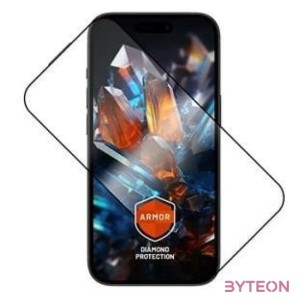 FIXED Armor Full Cover 2,5D Tempered Glass with applicator for Apple iPhone 15 Plus, black