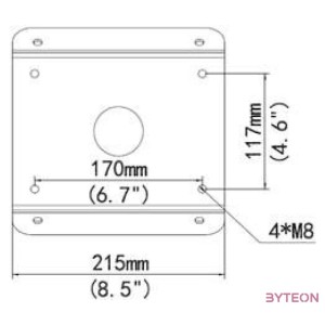 Uniview Sarok konzol PTZ kamerákhoz