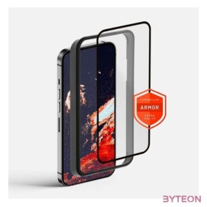 FIXED Armor Full Cover 2,5D Tempered Glass with applicator for Apple iPhone 15 Plus, black